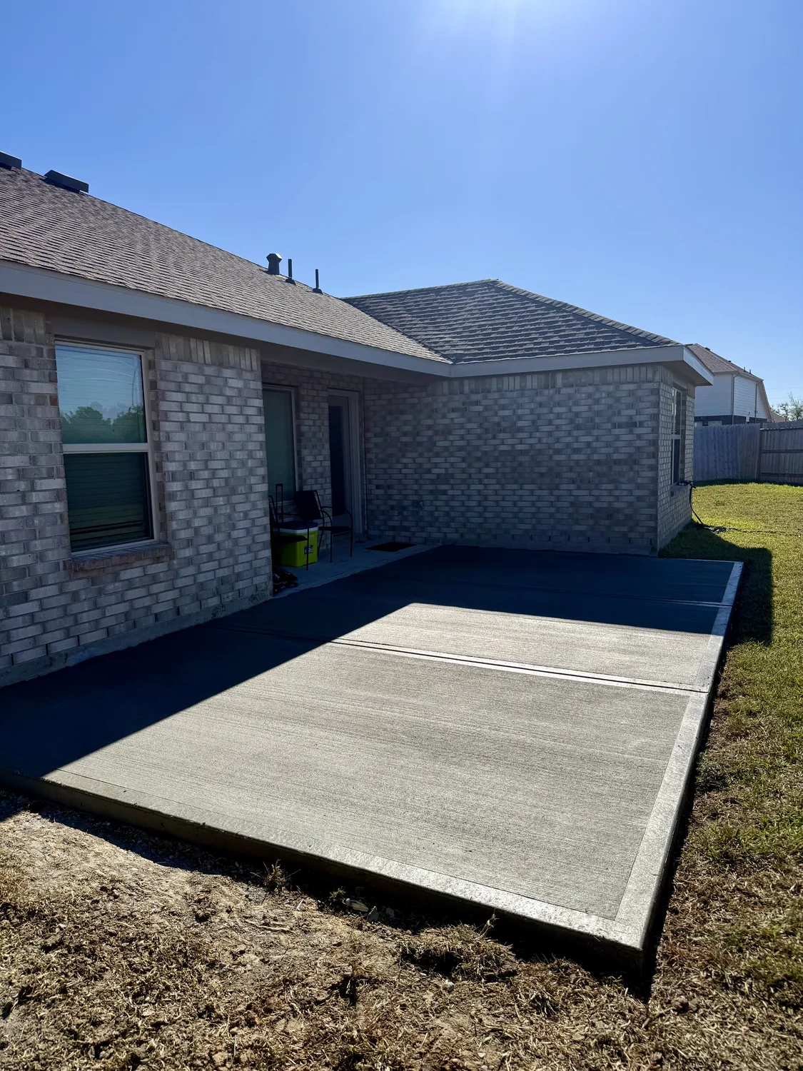 One sequence, every patio by Lucky&rsquo;s Concrete in Leander